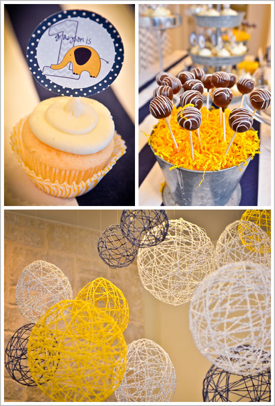 Chevron & Elephant First Birthday Party Chevron & Elephant First Birthday Party