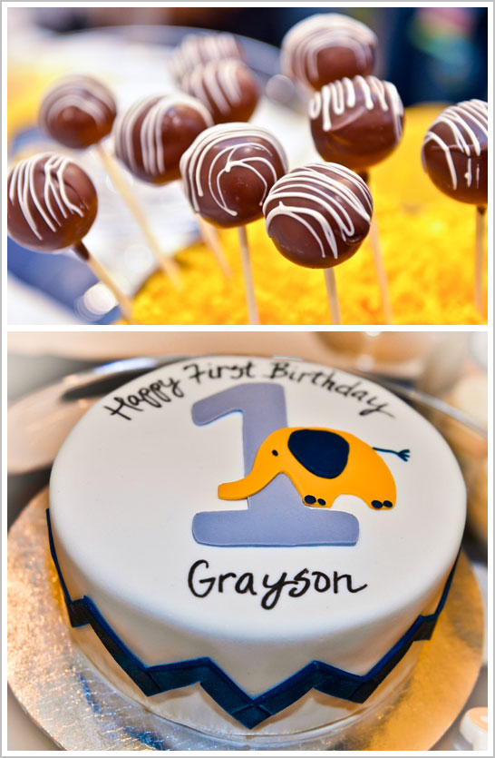 Chevron & Elephant First Birthday Party Chevron & Elephant First Birthday Party