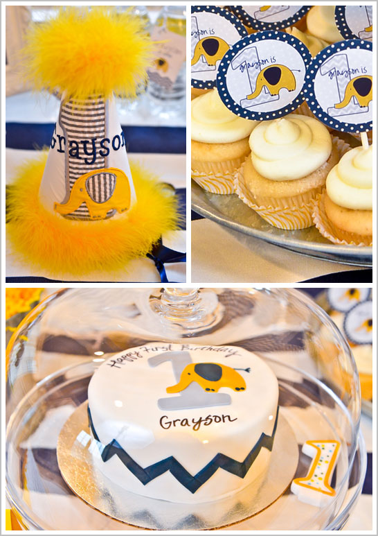Chevron & Elephant First Birthday Party Chevron & Elephant First Birthday Party