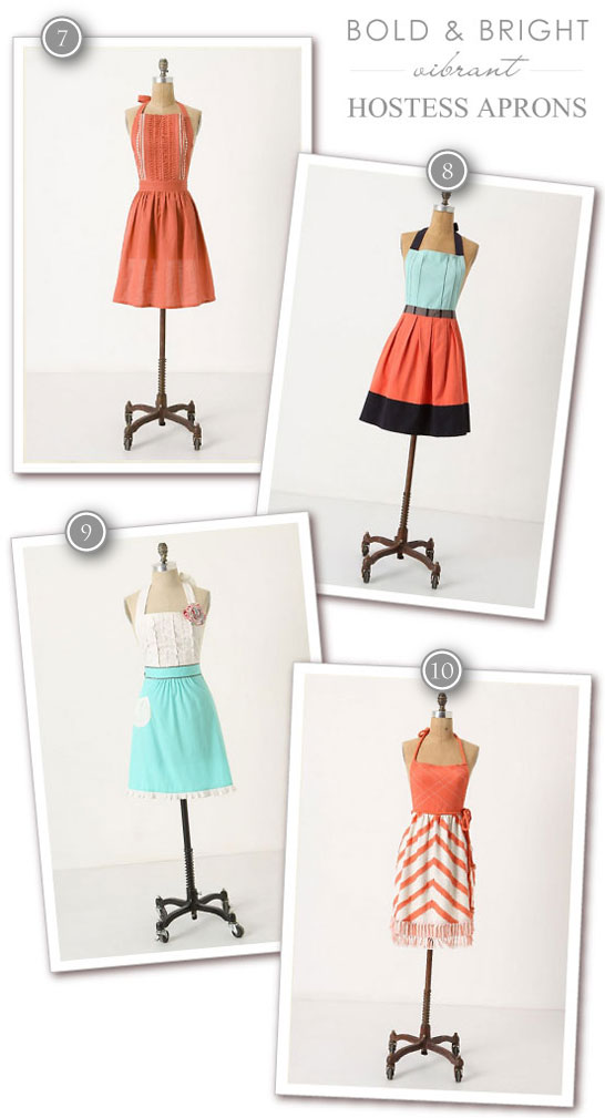 Bold & Vibrant Hostess Aprons