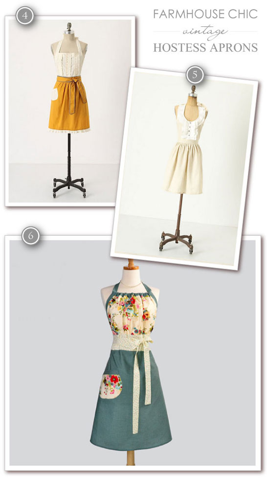 Farmhouse Chic Vintage Aprons