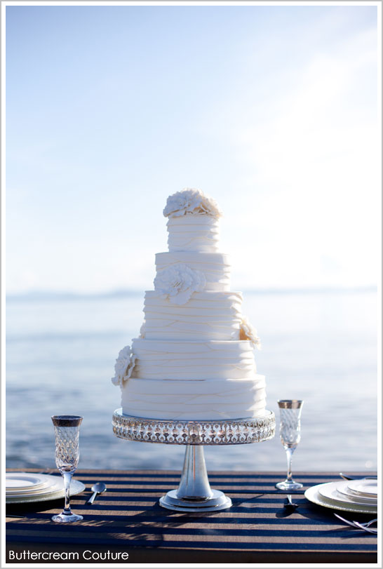 White on White Sailing Wedding Cake White on White Sailing Wedding Cake